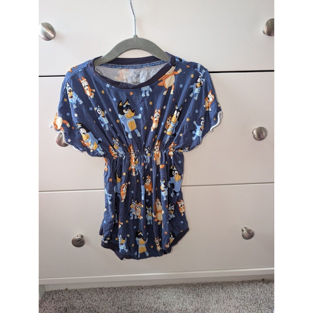 Little Sleepies custom Bluey Romper 2T